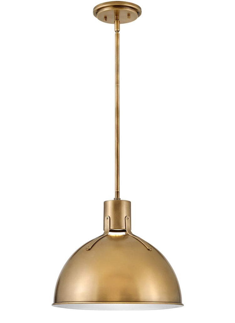 Hinkley Argo 1L Pendant - Heritage Brass