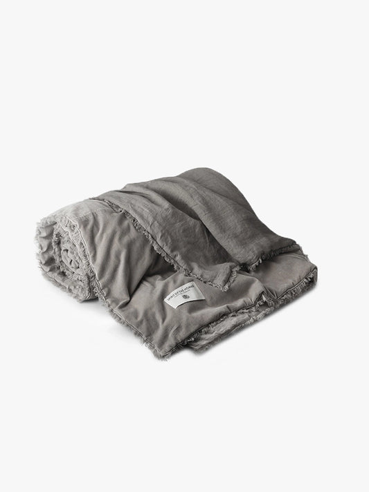 Spirit Of The Nomad Bedspread - Stone Greige