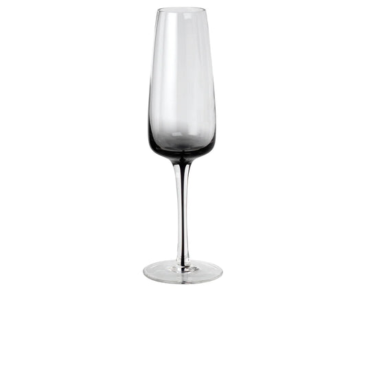 Broste Smoke Champagne Glass