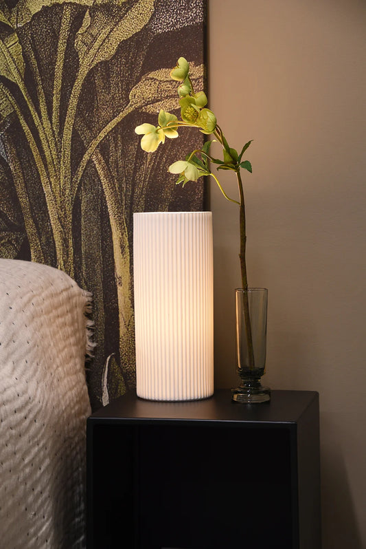 Table Lamp Cylindrical Lines Tall