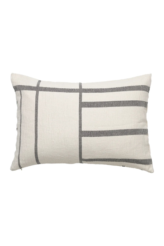 Architecture Cushion - Cream/Grey