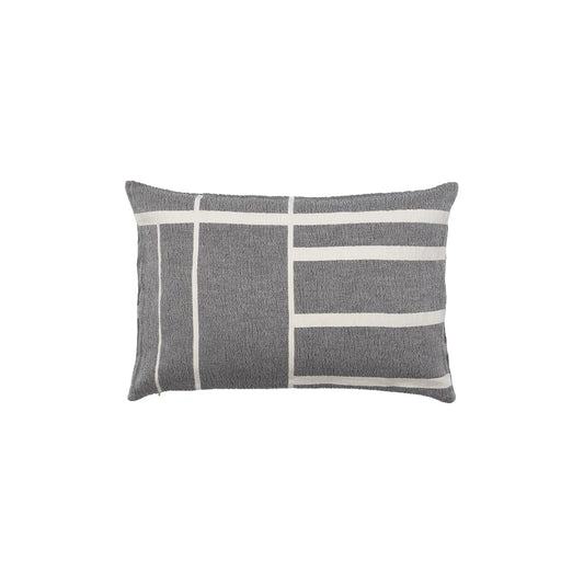 Architecture Cushion  - Grey/Cream