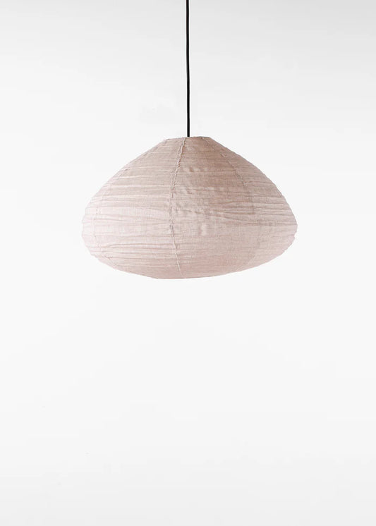 Natural Kuba Linen Lantern / 60cm