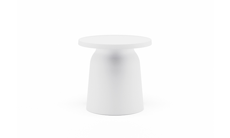 Milo Outdoor Side Table - White