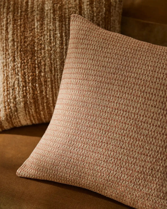 Weave Nicolo Cushion - Blush