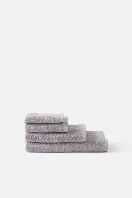 Grey Classic Cotton Bath Towel Range