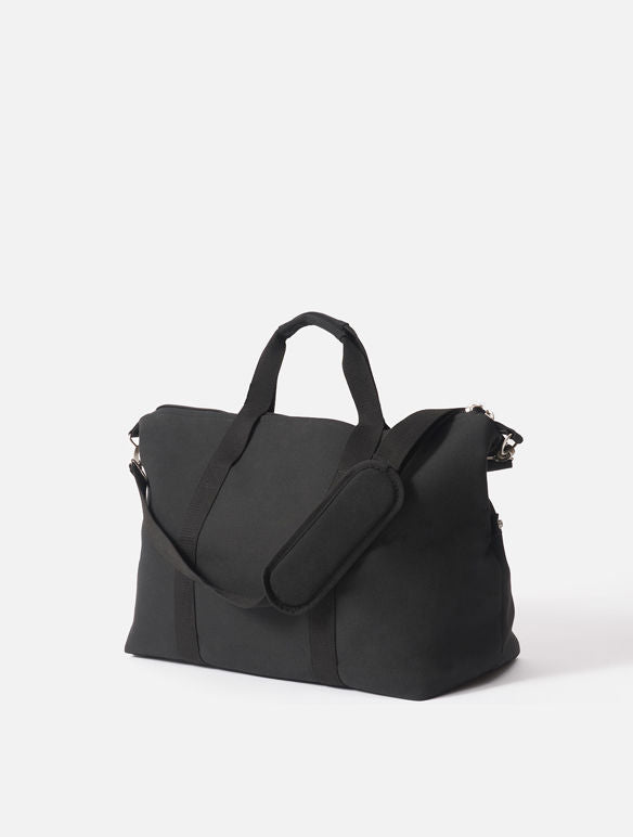 Black Canvas Weekender Bag