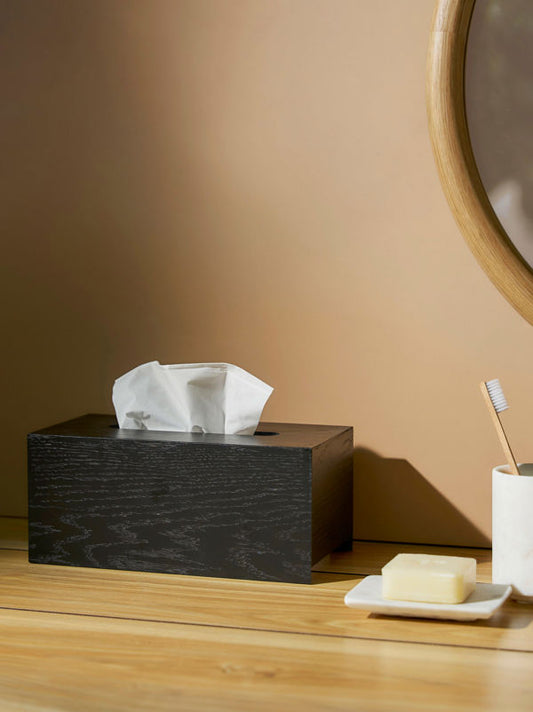 Oku Tissue Box - Large | Black