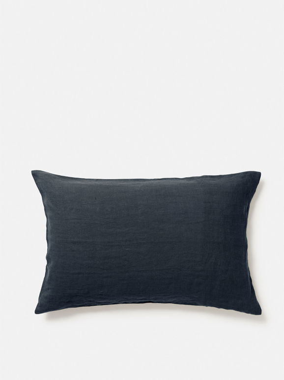 Blue Black Pillowcase Pair