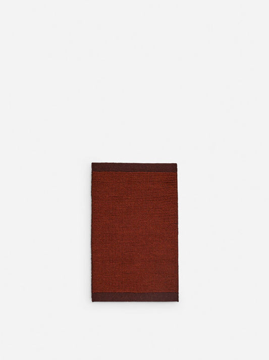 Joni Wool Door Mat - Paprika/Mulberry