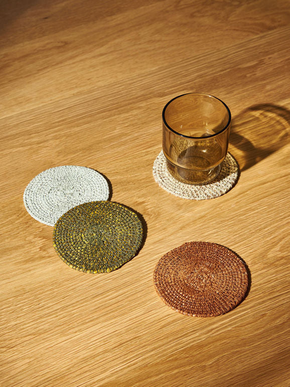 Pinto Coaster - Ivy/Multi Set of 4