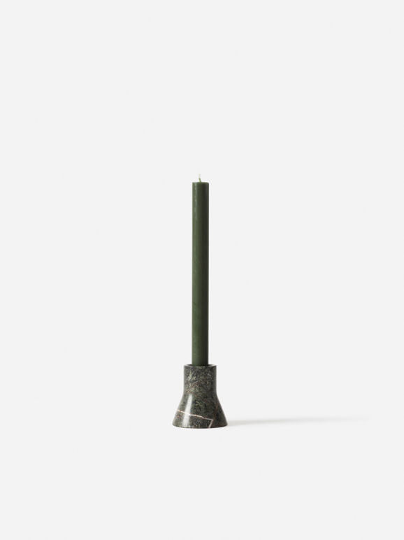 Flare Candle Holder - Forest Green