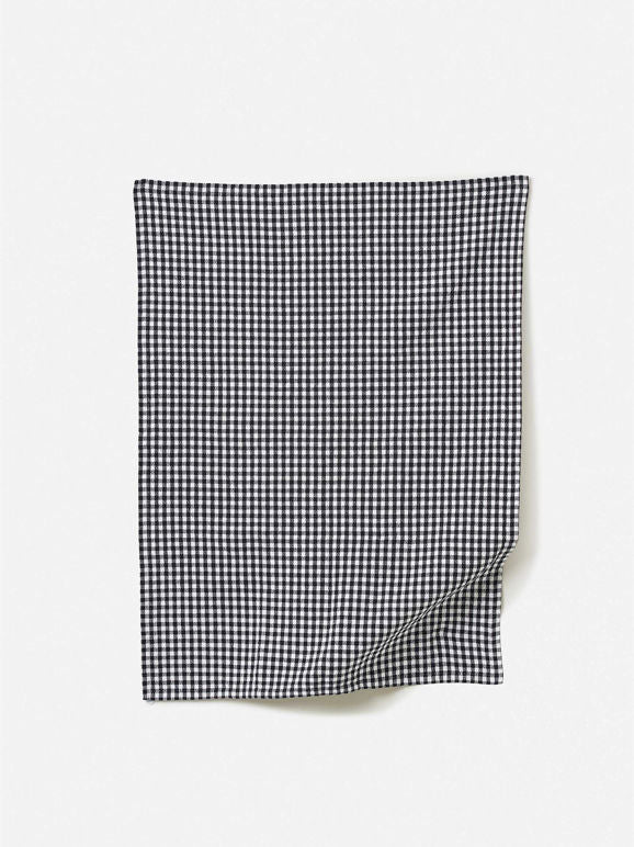 Gingham Washed Cotton Teatowel