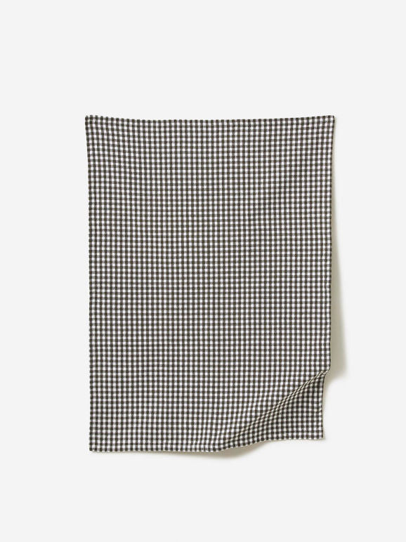 Gingham Washed Cotton Teatowel