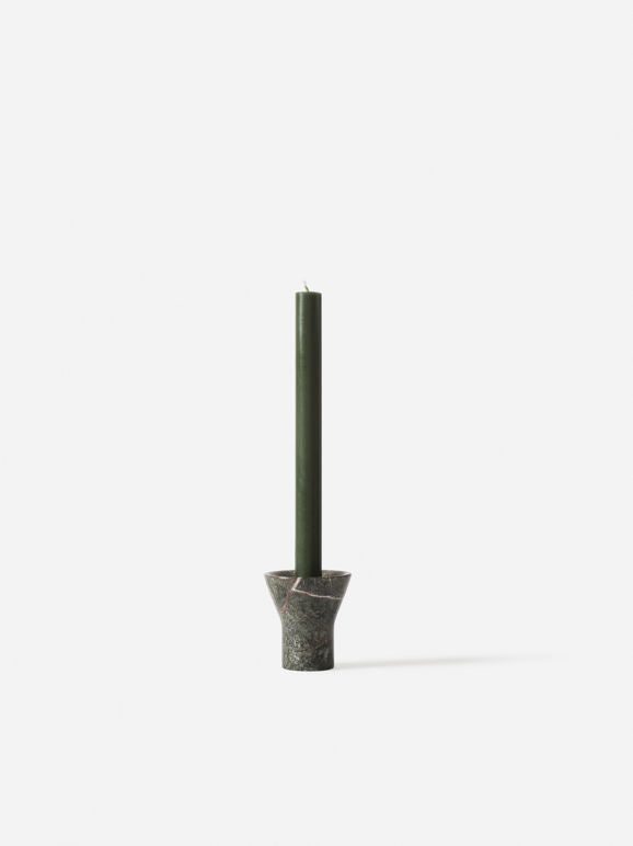 Flare Candle Holder - Forest Green