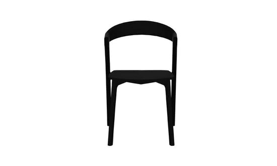 Ethnicraft Bok Dining Chair - Black - RUMECuchi